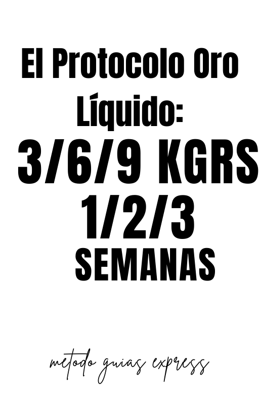 Ayuno con Oro Verde LIQUIDO