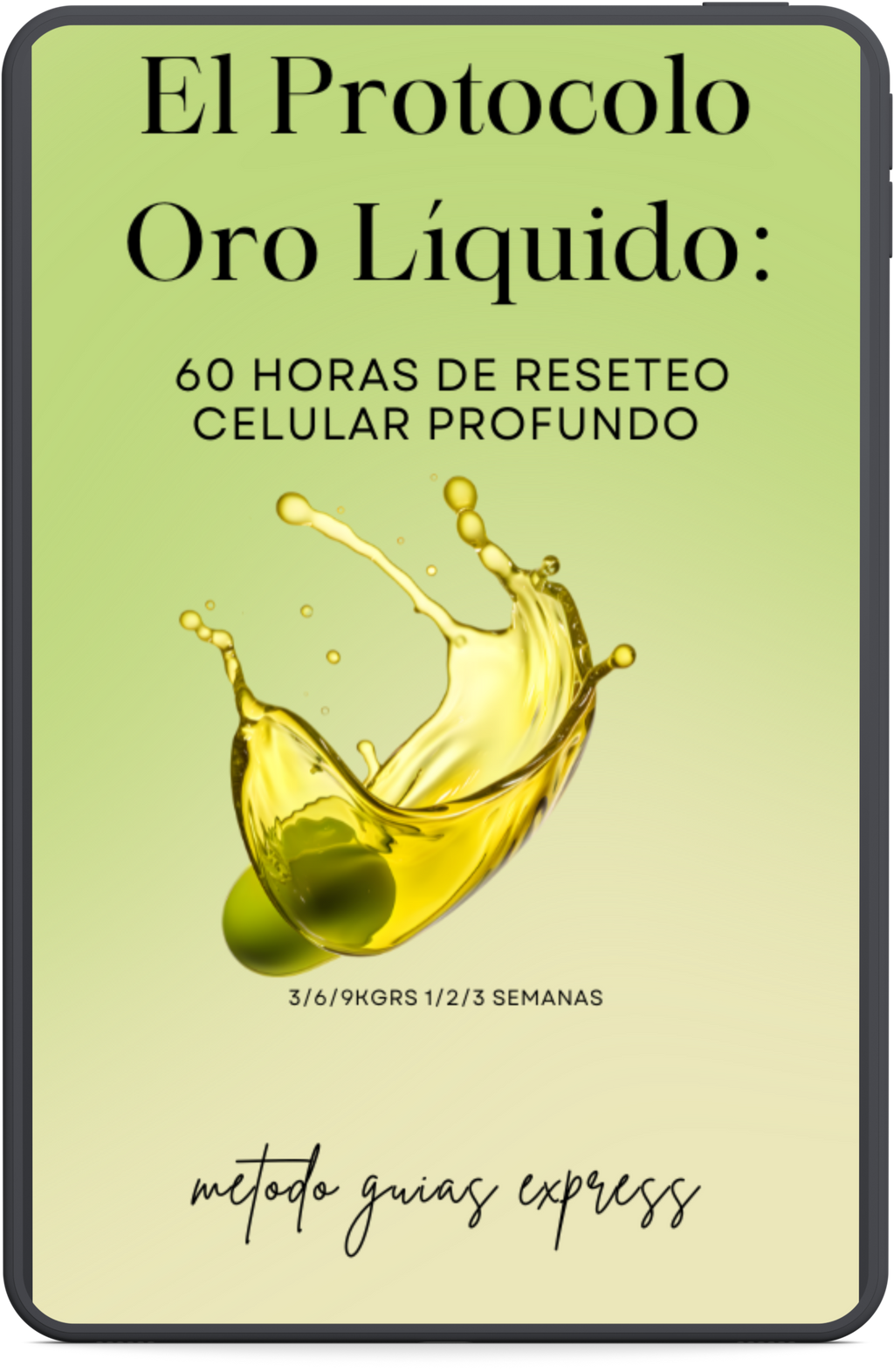Ayuno con Oro Verde LIQUIDO