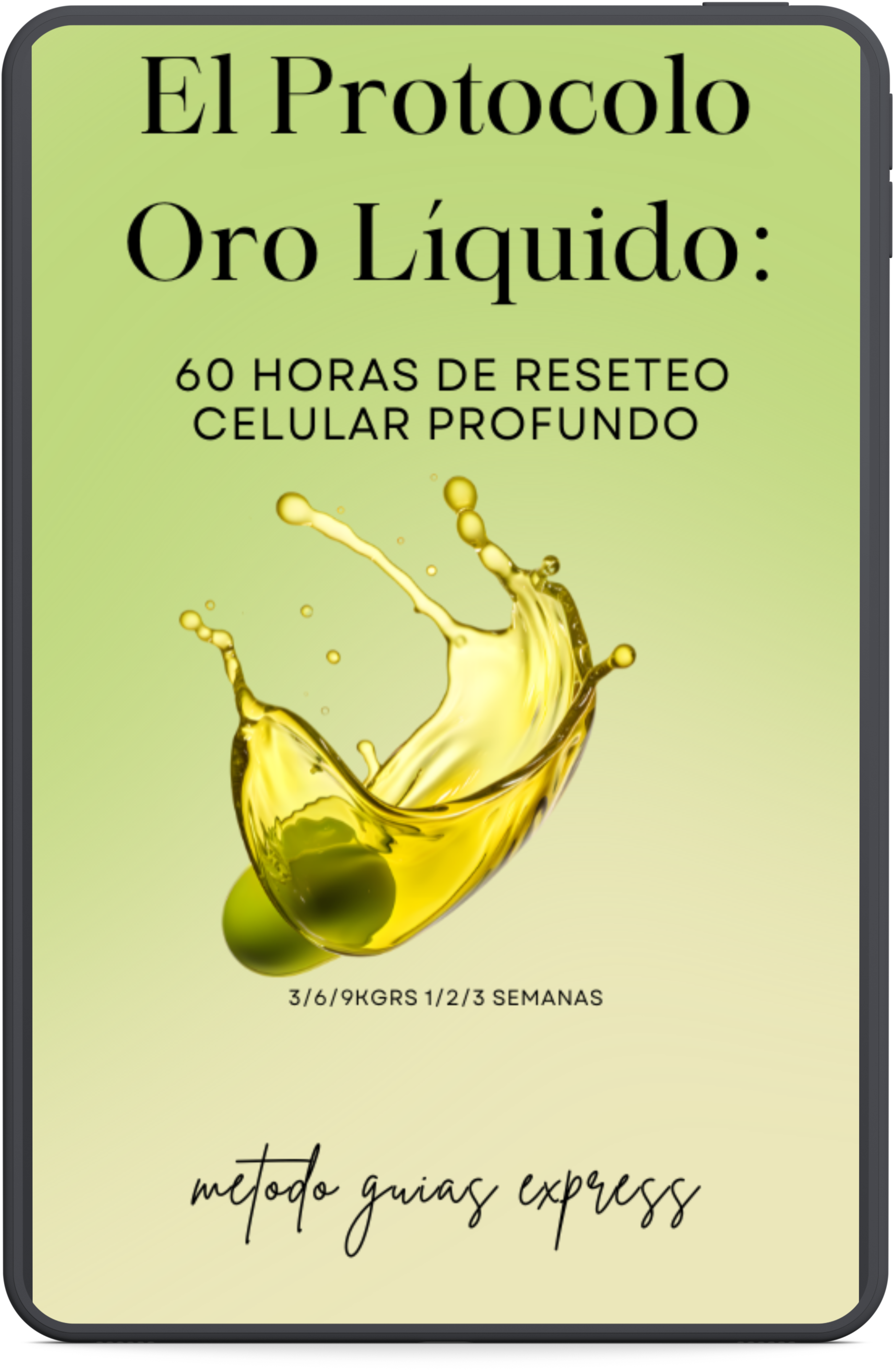 Ayuno con Oro Verde LIQUIDO