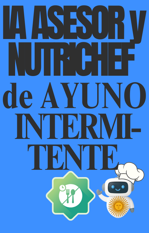PLAN Ayuno Intermitente AR + I.A. ASESOR Y NUTRI CHEF DE AYUNO + 3 Bonos